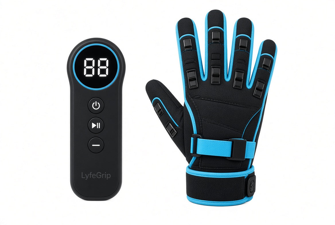 LyfeGrip Rehabilitation Glove and controller